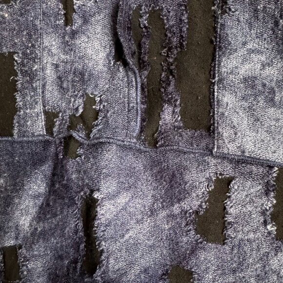 Radzoli Cowl Neck Textured Tunic Sweater Womens S Artsy Abstract Lagenlook Knit - Picture 6 of 7